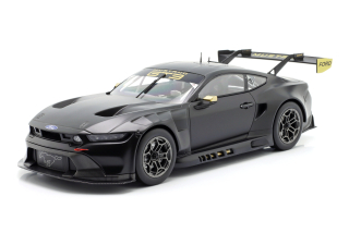 Ford Mustang GT3 Racing Spec Plain Body Version 2024 black 1:18 Ixo Models