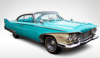 Plymouth Fury 1960 turquoise/white 1:18 Sun Star