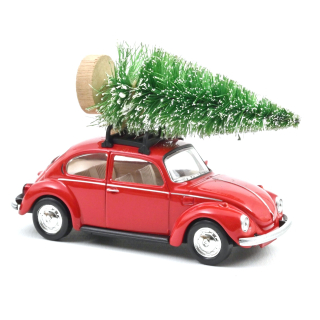 Volkswagen Beetle 1973 Christmas red 1:43 Norev
