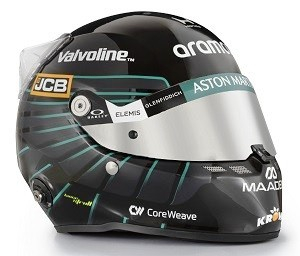 Helmet - Lance Stroll Aston Martin 2026 1:2 Mini Helmet