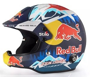 Helmet - Sebastien Ogier Rally Monte Carlo 2026 1:2 Mini Helmet