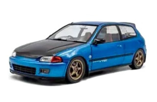 Honda Civic EG6 VTEC 1993 JDM Icons blue/black 1:24 Maisto