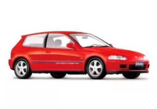 KIT - Honda Civic EG6 VTEC 1993 red 1:24 Maisto