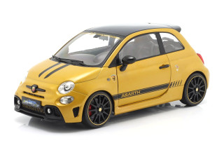 Fiat F595 Abarth Solido Works yellow 1:18 Solido