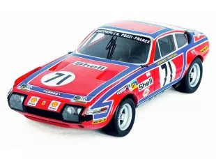Ferrari 365 GTB/4 Team Automobiles Charles Pozzi #71 C.Grandet/D.Bardini Winner GT Class 24H Le Mans 1974 1:43 Troféu