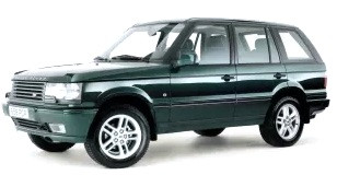 Land Rover Range Rover P38 1994 green 1:43 Matrix Scale Models