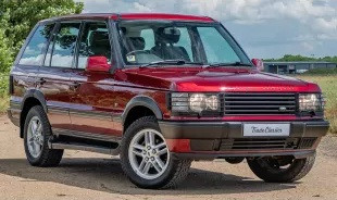 Land Rover Range Rover P38 1994 red 1:43 Matrix Scale Models