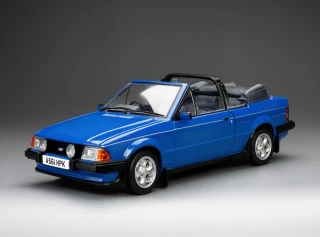 Ford Escort XR3i Cabriolet 1984 azure blue 1:18 Sun Star