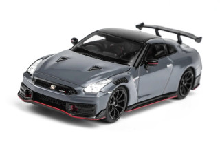 Nissan GT-R (R35) Nismo Coupe 2024 stealth grey 1:64 Motorhelix