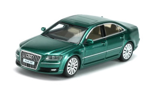 Audi A8 D3 2008 green metallic 1:64 Motorhelix