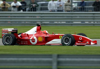 Ferrari F2003 #1 M.Schumacher Winner United States GP 2003 World Champion with Showcase 1:18 B.B.R.
