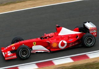 Ferrari F2003 #1 M.Schumacher Japan GP 2003 World Champion with Showcase 1:18 B.B.R.