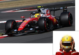 Ferrari SF-26 #44 L.Hamilton 3rd British GP 2026 + Pilot Figurine 1:43 B.B.R.