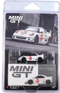 Mazda AZ-1 *Liberty Walk* LB40 LB-Hinomaru 2025 white/red 1:64 Mini GT