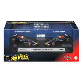 Oracle Red Bull Racing RB21 #1 M.Verstappen & #22 Y.Tsunoda *F1 2025 2-Pack* 1:64 HotWheels