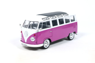 Volkswagen T1 Samba 1962 violet/white 1:18 Solido