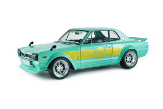 Nissan Skyline 2000 GT-R Hakosuka Solido Works 1970 mint green 1:18 Solido