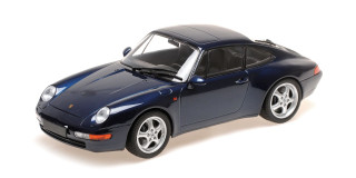 Porsche 911 (993) 1993 blue metallic 1:18 Minichamps