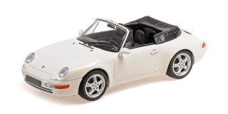 Porsche 911 (993) Cabriolet 1994 white 1:18 Minichamps