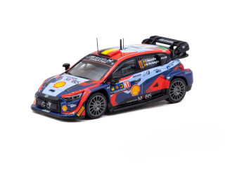 Hyundai i20 N Rally1 Hybrid Hyundai Shell Mobis WRT #11 T.Neuville/M.Wydaeghe Winner WRC Central European Rally 2023 1:64 Tarmac