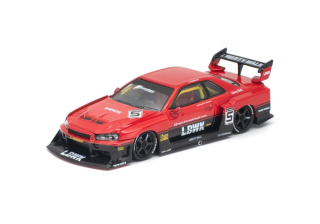 Nissan LB-ER34 Super Silhouette red 1:64 Pop Race Limited