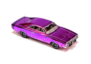 Dodge Charger chrome purple 1:64 Street Weapon