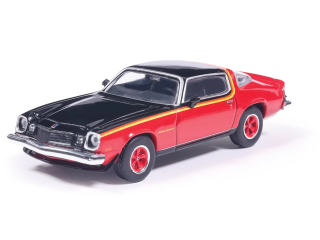 Chevrolet Camaro Rally Sport 1975 light red/black 1:64 Ixo America