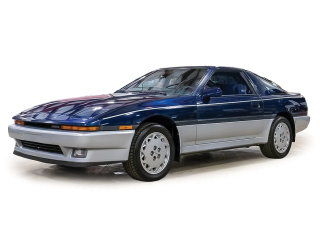 Toyota Supra (A70) 1987 dark blue/silver metallic 1:64 Ixo America