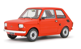 Fiat 126 Base 1976 red 1:18 Laudoracing Model