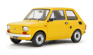 Fiat 126 Base 1976 yellow 1:18 Laudoracing Model