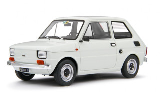 Fiat 126 Base 1976 white 1:18 Laudoracing Model