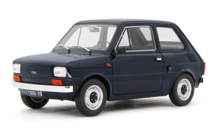 Fiat 126 Base 1976 dark blue 1:18 Laudoracing Model