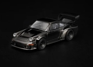 Porsche Singer DLS Turbo dark chrome 1:64 Pop Race