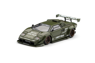 Lamborghini Countach LB★WORKS 2025 army green 1:64 Mini GT