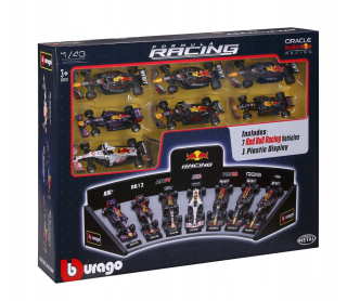 Red Bull Set - Red Bull RB9 #1 2013-RB11 #3 2015-RB12 #3 2016-RB16B #33 2021-2X RB19 #11 2021-RB20 #1 2024 1:43 Bburago