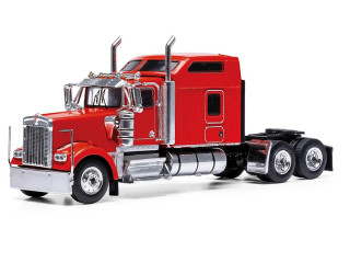 Kenworth W900 Tractor Truck 3-Assi 1990 red 1:64 Ixo Models