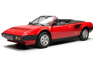 Ferrari Mondial Quattrovalvole Cabriolet Rosso Corsa with black interiors 1:18 B.B.R.