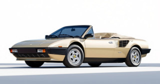 Ferrari Mondial Quattrovalvole Cabriolet Oro Chiaro with cream interiors 1:18 B.B.R.