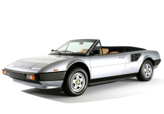 Ferrari Mondial Quattrovalvole Cabriolet Argento with cream interiors 1:18 B.B.R.