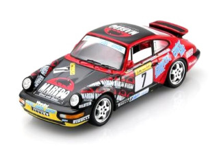 Porsche 911 964 Carrera RS #7 Röhrl/ Bovensiepen/ Kussmaul/ Memminger 9th 24H Nürburgring 1992 1:43 Spark