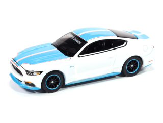 Ford Mustang GT Petty's Garage King Premier Edition 2016 *Modern Muscle* white/blue 1:64 Auto World