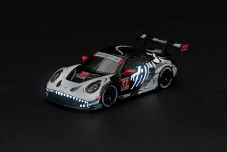 Porsche 911 (992) GT3 AO Racing #77 N.Tandy/H.King/A.Picariello *Skeleton Rexy* IMSA Petit Le Mans 2026 1:64 Mini GT