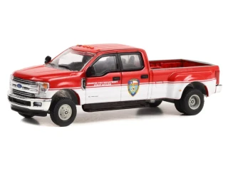 Ford F-350 Dually 2019 Houston Fire Department Public Affairs Houston Texas *Dually Drivers Series 11* red/white 1:64 Greenlight