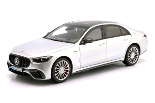 Mercedes-AMG S 63 E Performance hightech silver 1:18 NZG