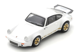 Porsche 911 3.0 RS white/gold stripe 1:64 Spark