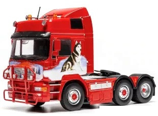 MAN F2000 Tractor Truck 3-Assi 1994 red 1:43 Ixo Models
