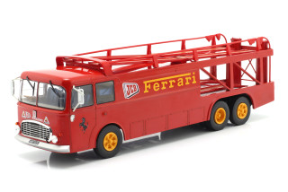 Fiat Bartoletti 306/2 Type II Truck 3-Assi Ferrari Car Transporter 24H Le Mans 1970 1:43 Hachette