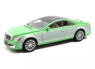 Mercedes-Benz Maybach 57SC 6.0L V12 Biturbo Xenatec Coupe 2010 green/silver 1:43 Matrix Scale Models