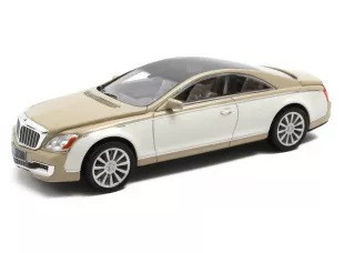 Mercedes-Benz Maybach 57SC 6.0L V12 Biturbo Xenatec Coupe 2010 gold/white 1:43 Matrix Scale Models
