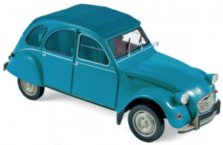 Citroën 2CV 6 Club 1982 lagune blue 1:18 Norev